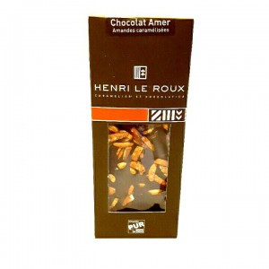 Chocolat amer, amandes caramélisées Henri Le Roux - Copyright © Gratinez