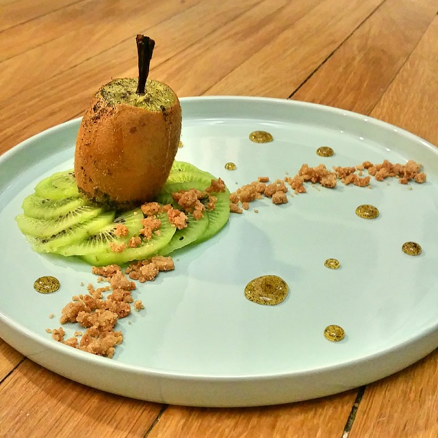 Kiwi rôti au miel vanillé - Copyright © Gratinez