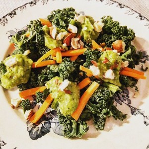 Salade de chou kale - Copyright © Gratinez