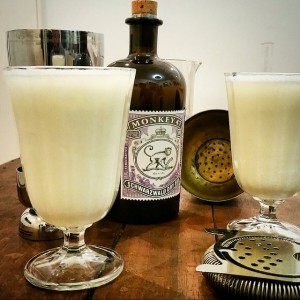 Ramos Gin Fizz cocktail bien mousseux – Copyright © Gratinez