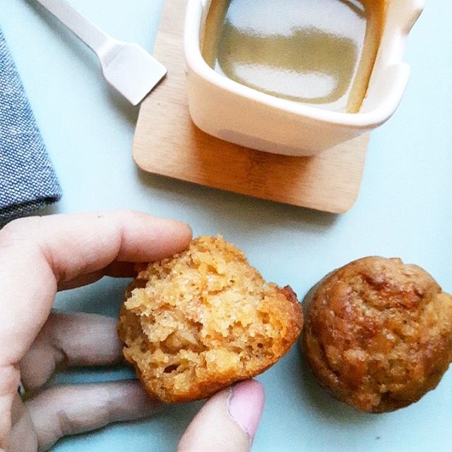 Muffins végans au sirop d'érable et à la patate douce – Copyright © Gratinez