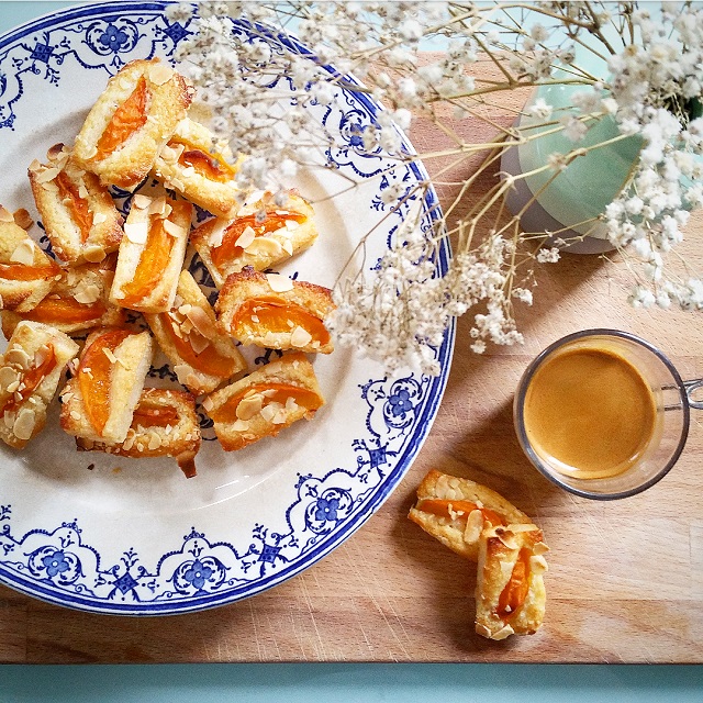 Financiers aux abricots et amandes, vegan – Copyright © Gratinez