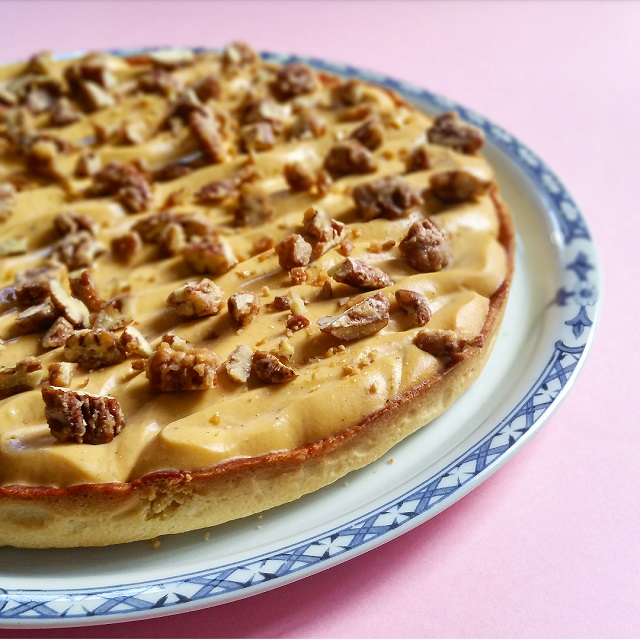 Pumpkin pie, tarte sucrée butternut et noix de pécan – Copyright © Gratinez