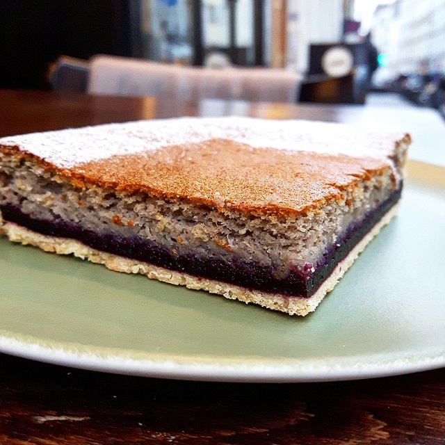 Tarte Lentille - Myrtille, bistrot Anicia, goûter Saveurs d'Enfance - Copyright © Gratinez