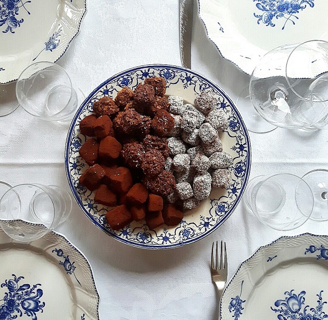 Recette de truffes au chocolat et argousier