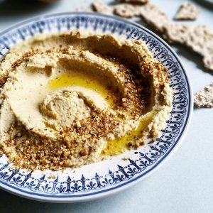 Houmous artichaut et mélange Dukkah – Copyright © Gratinez