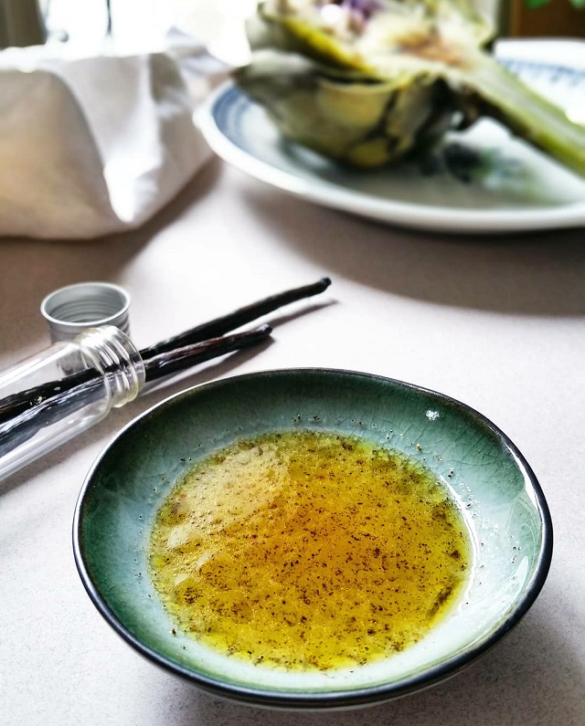 Vinaigrette vanillée – Copyright © Gratinez