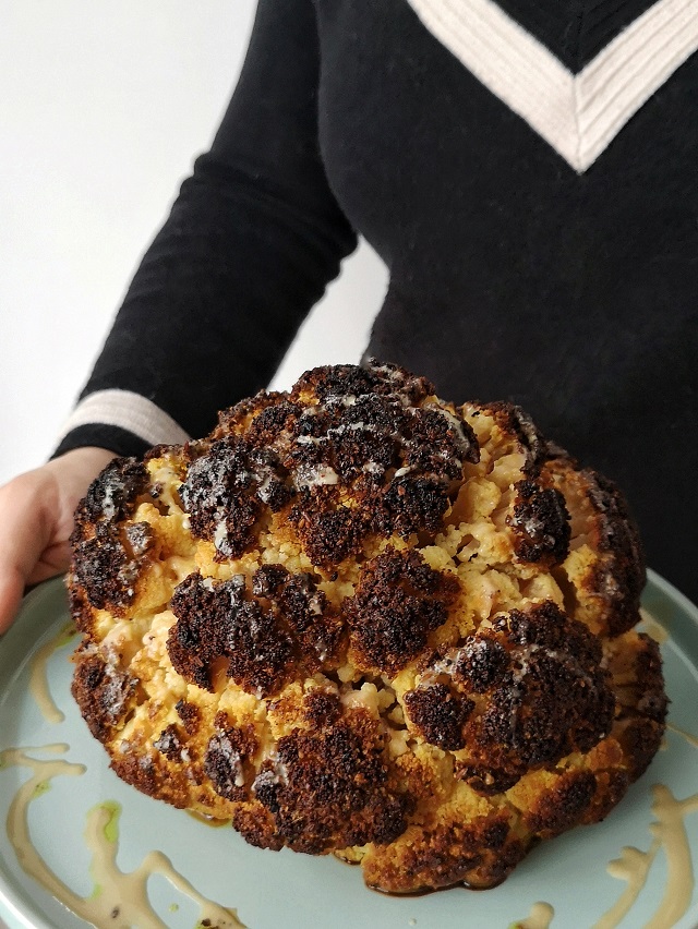  Chou-fleur rôti au curcuma, fenouil et cumin – Copyright © Gratinez