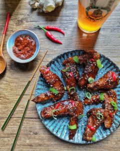 Korean Fried Chicken, ou Dakgangjeong – Copyright © Gratinez