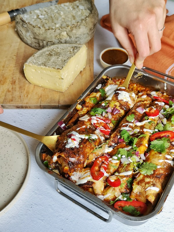 Enchiladas veggie à la Tomme de Savoie IGP